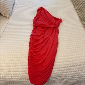 Halston Heritage Vibrant Red Garment